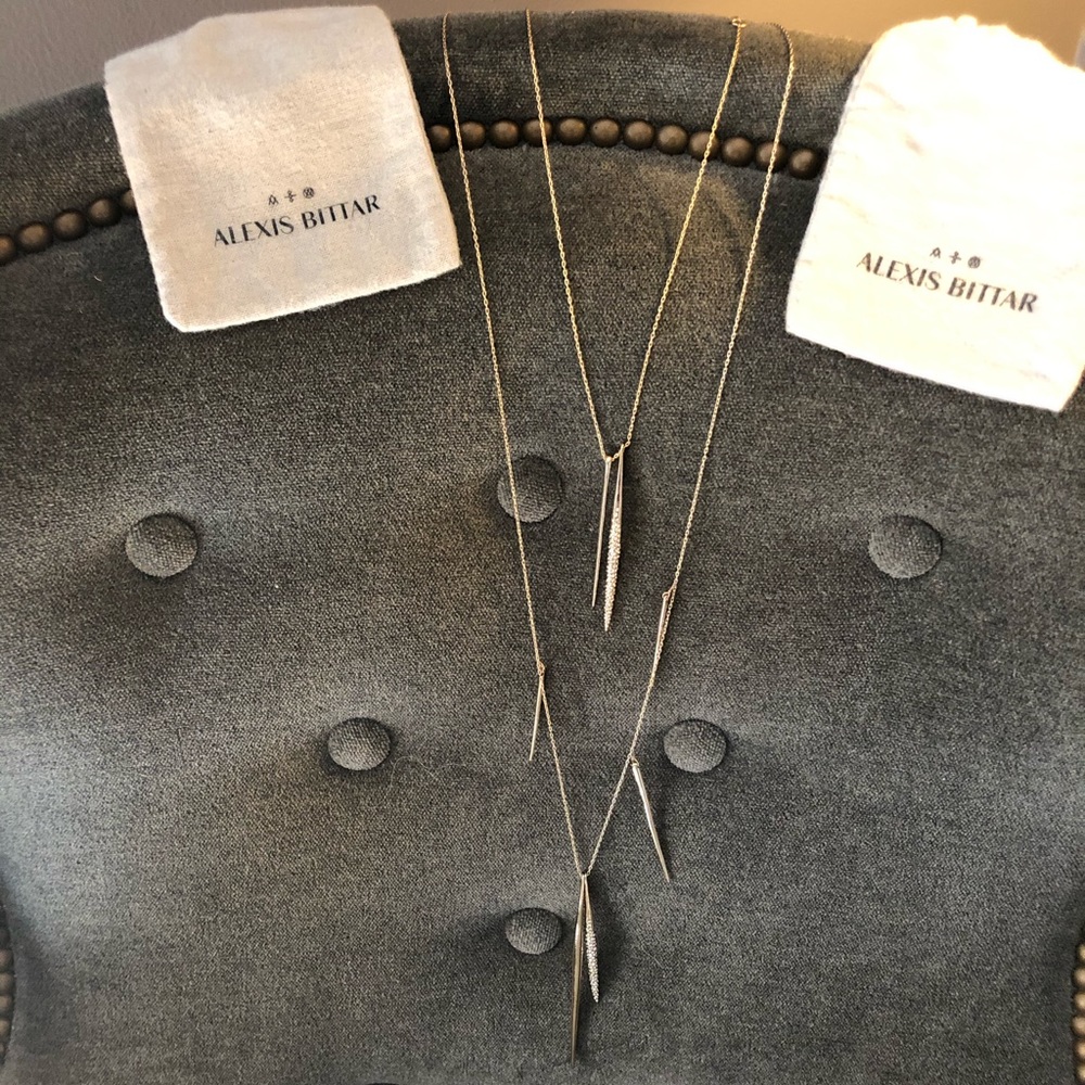 Layering necklaces